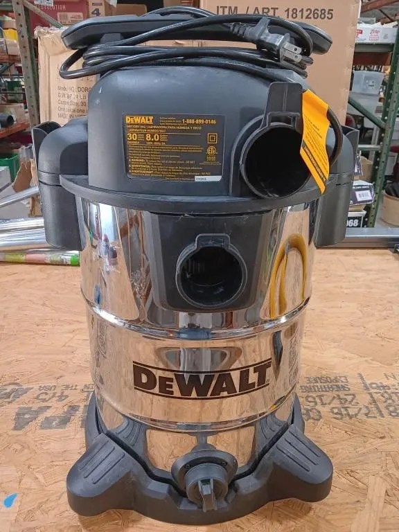 Dewalt wet or dry vacuum
(Used) no wheels or