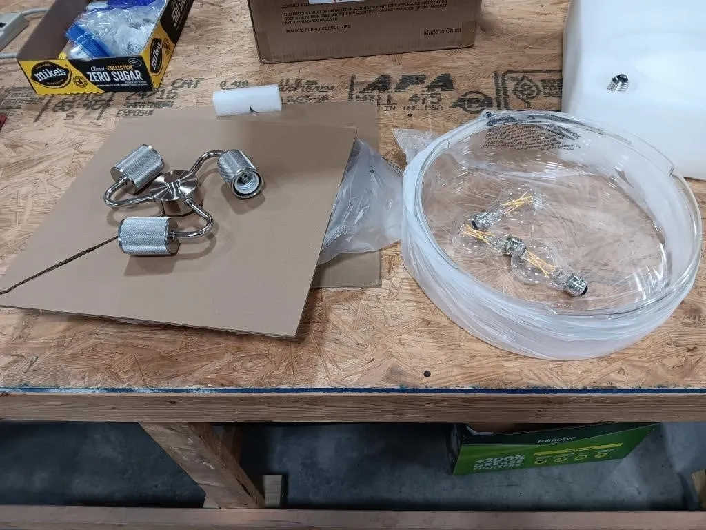 Energetic Flush Mount Ceiling Light. Comes With