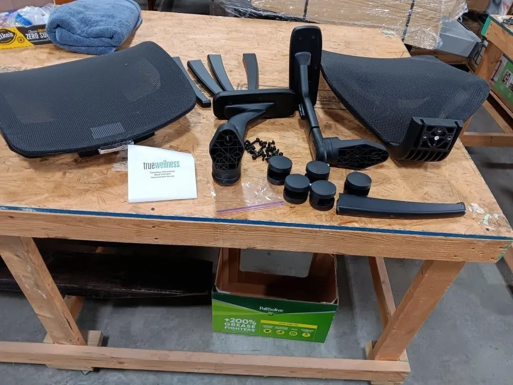 True Wellness Mesh Adjustable Chair. Used.