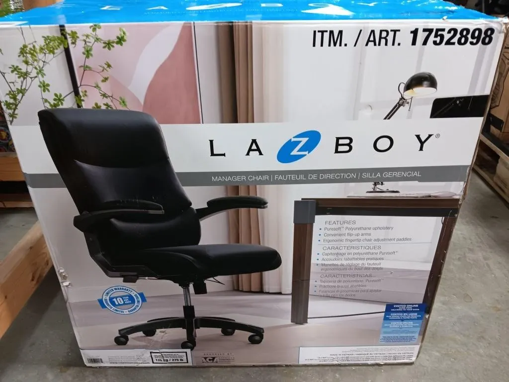 LAZBOY MANAGER CHAIR
May have missing hardware