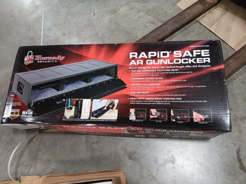 Hornady Security Rapid Safe AR Gun Locker. New In