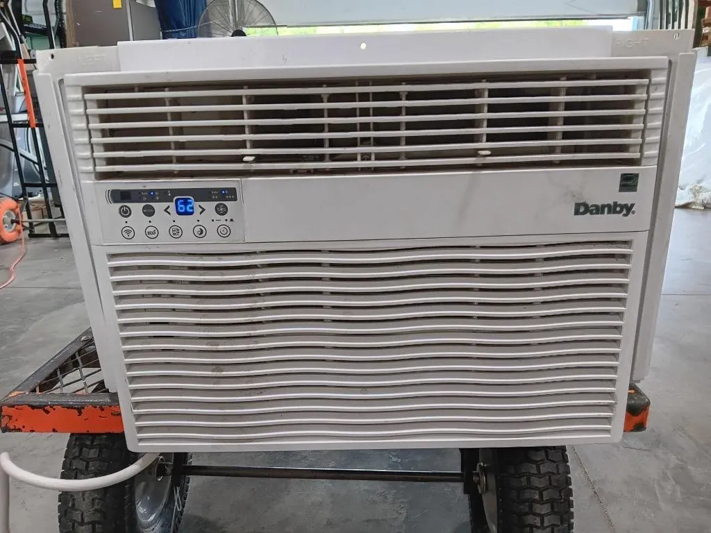 Danby 12,000 B.T.U. air conditioner.
(Slow to