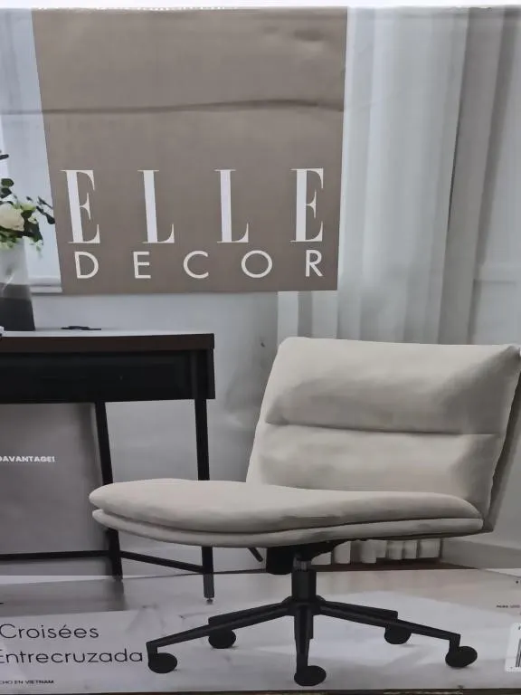Elle Decor Criss-Cross Chair. Approximately
