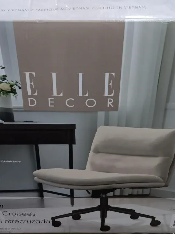 Elle Decor Criss-Cross Chair. Measures