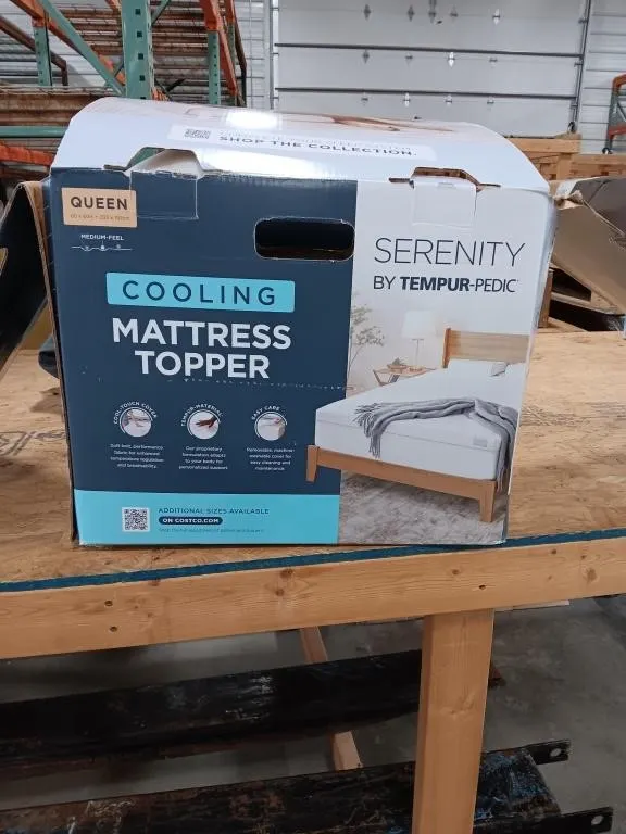Serenity By Tempur-Pedic Cooling Mattress Topper.
