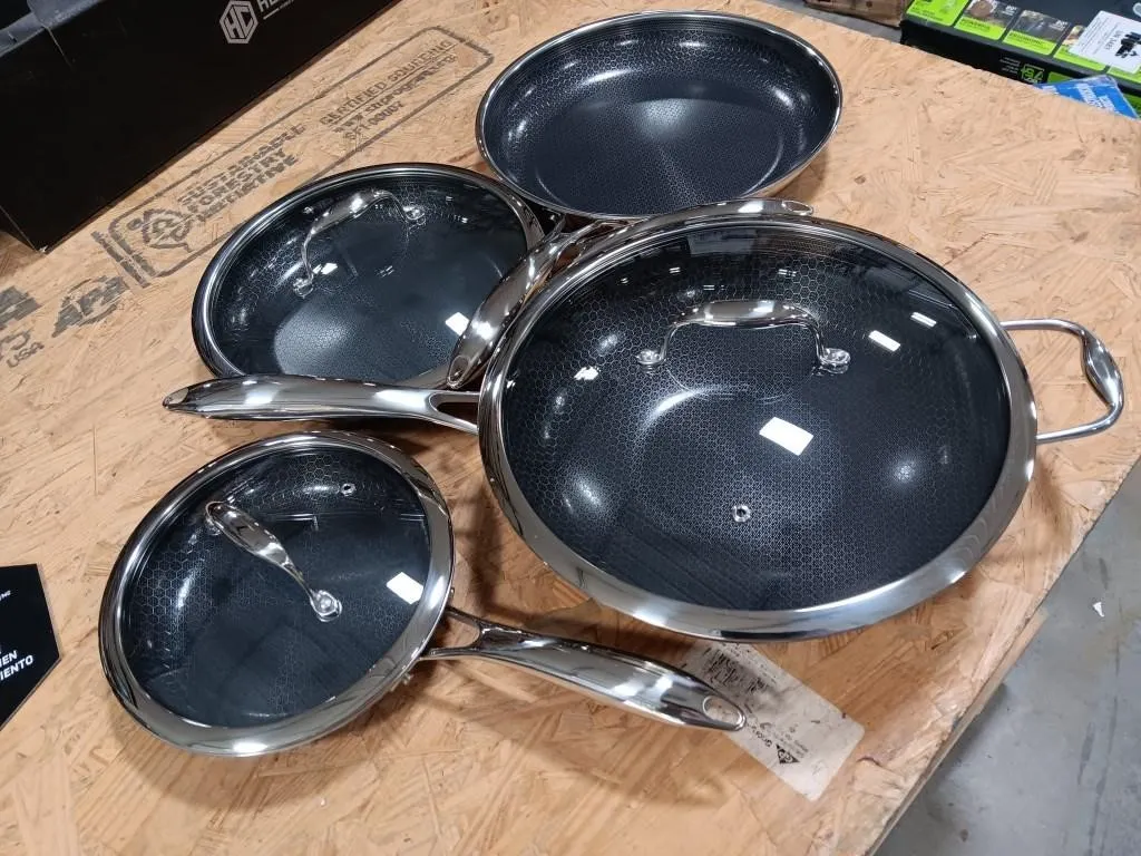 Hybrid Cookware 7pc set include 1-8" 1-10" 1-12"
