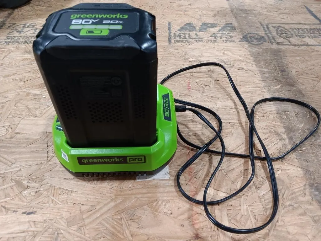 Greenworks 80v. 2.0Ah Battery and