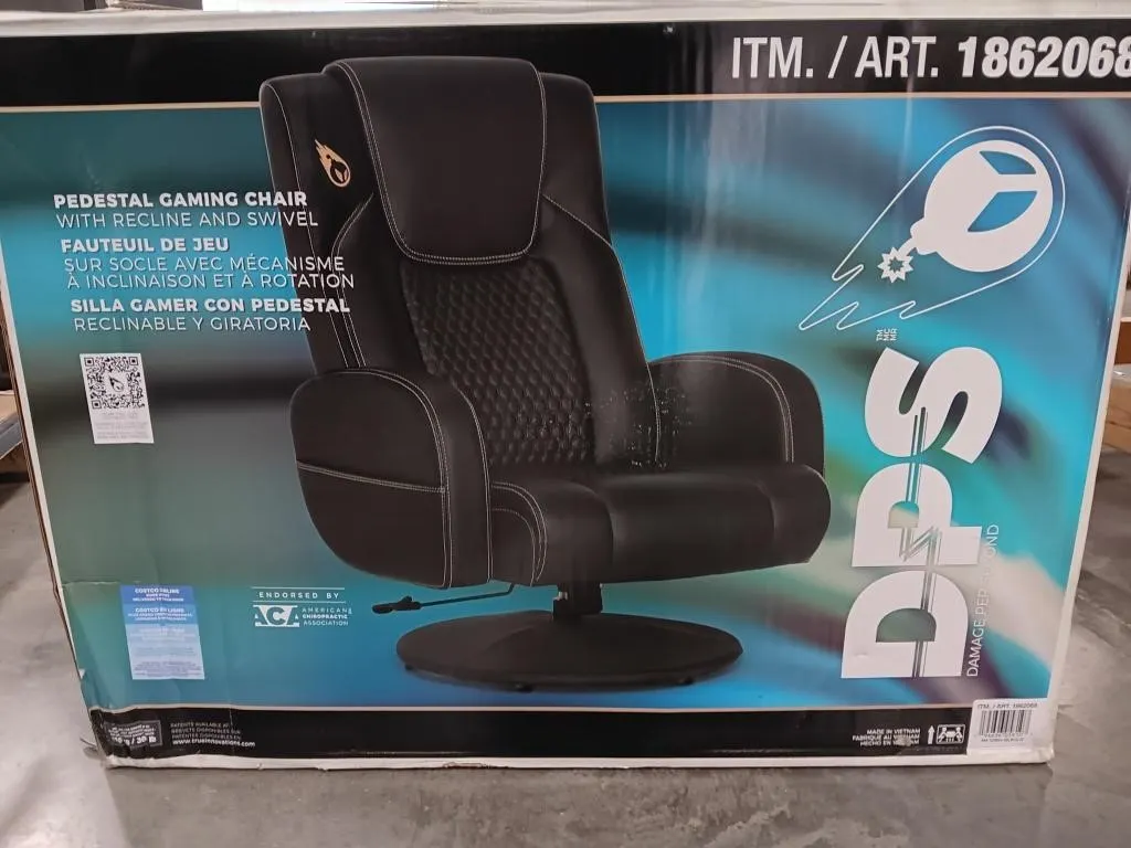 DPS GAMING chair.
Appears to be new in box.