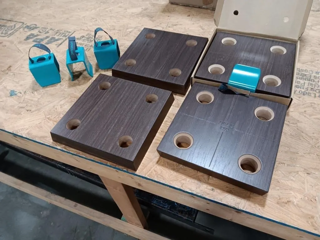 Wooden Base Blocks or Shoes. Interlocking