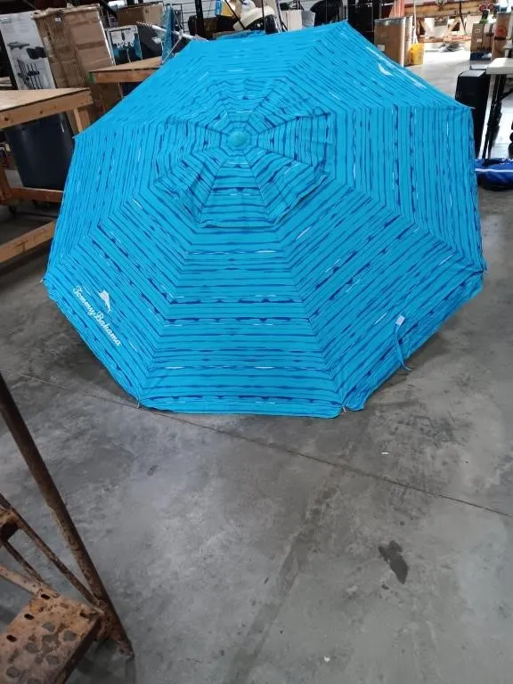Tommy Bahama Anchorx Beach Umbrella. Open