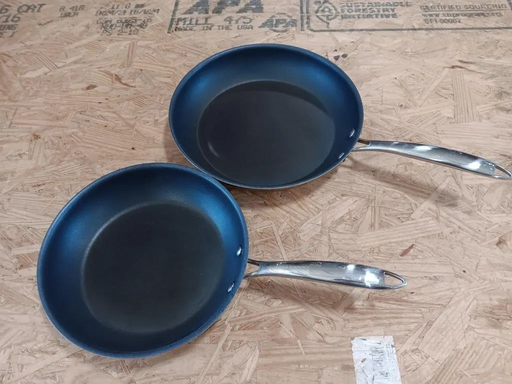 Two Granitestone Fry Pans. Ten & Twelve Inch.