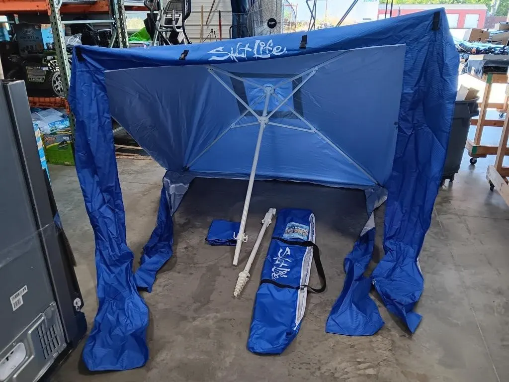 Salt Life Beach Canopy with side sun