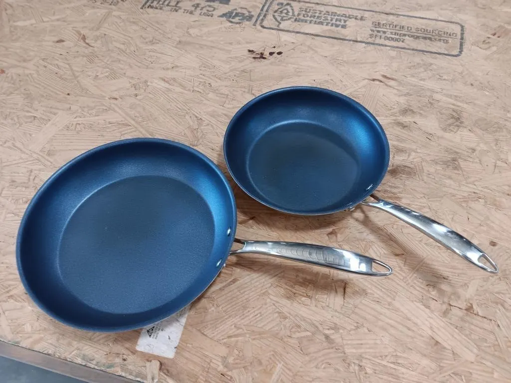 Granitestone Diamond Fry Pans. Ten & Twelve.