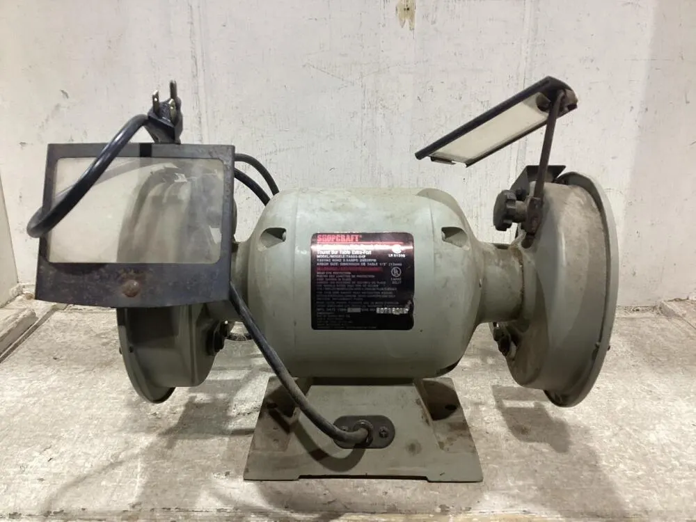 SHOPCRAFT 6" (15CM) HEAVY DUTY BENCH GRINDER