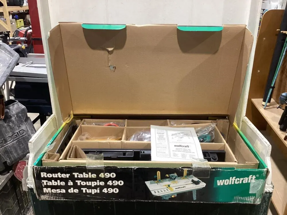 WOOFCRAFT ROUTER TABLE 490