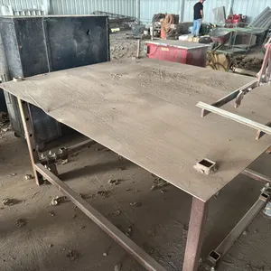 70" x 60" x 38" steel welding table