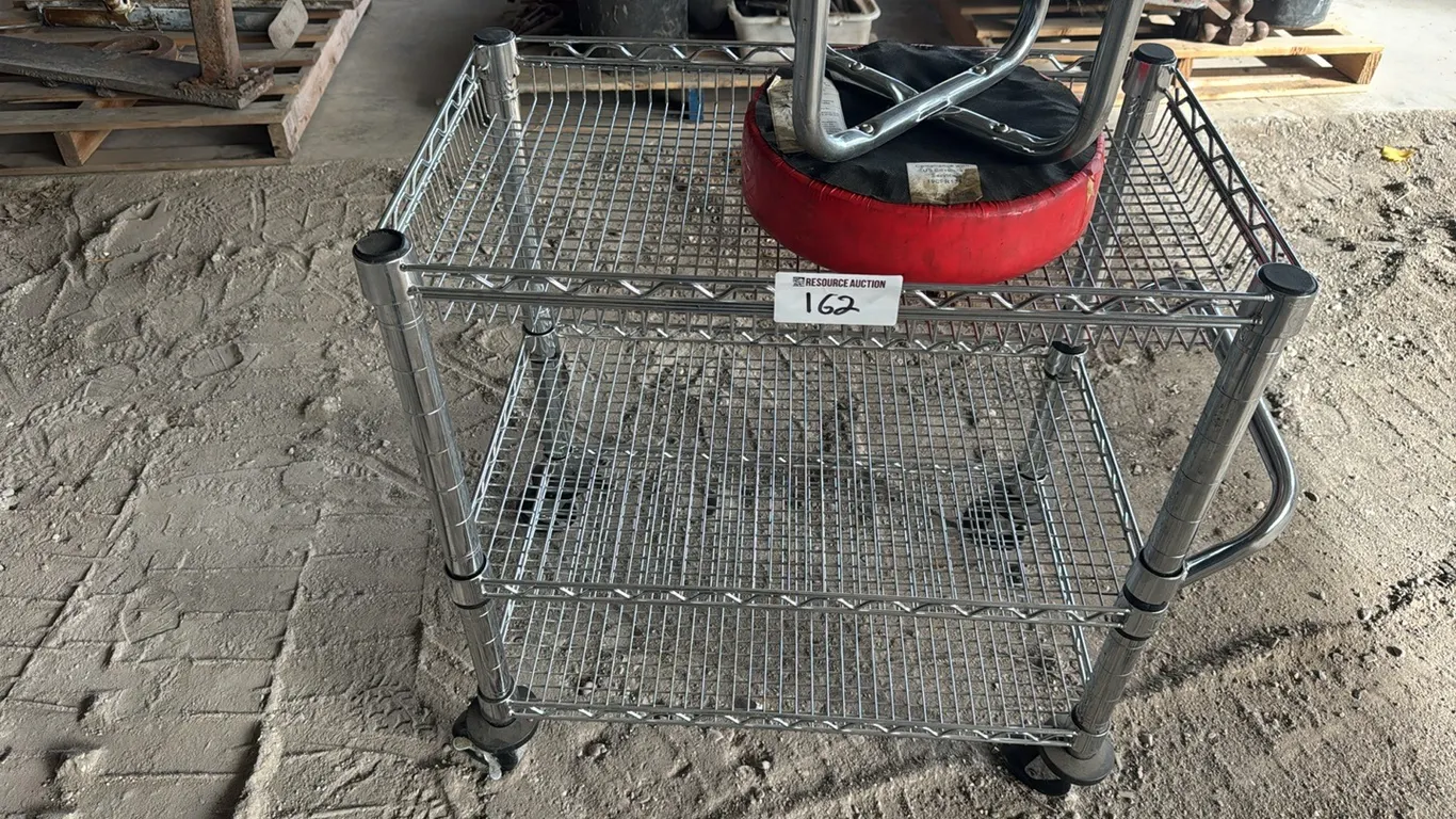 Portable steel basket cart