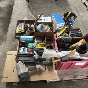 2)  Porter Cable pneumatic brad nailers w/  assorted tools