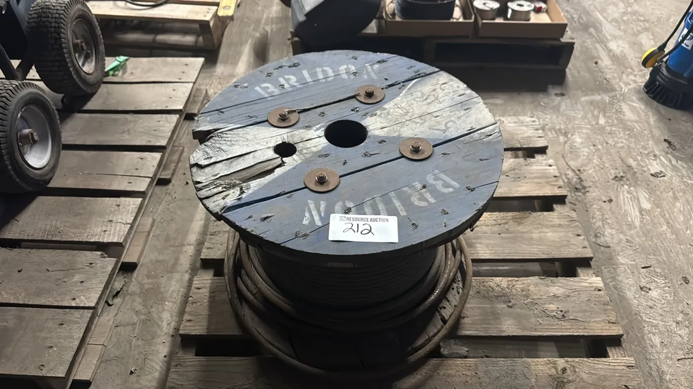 Bridon steel cable roll