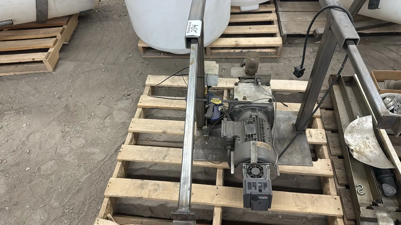 Hemp oil press w/ 2hp single phase elec motor & Mitsubishi elec control