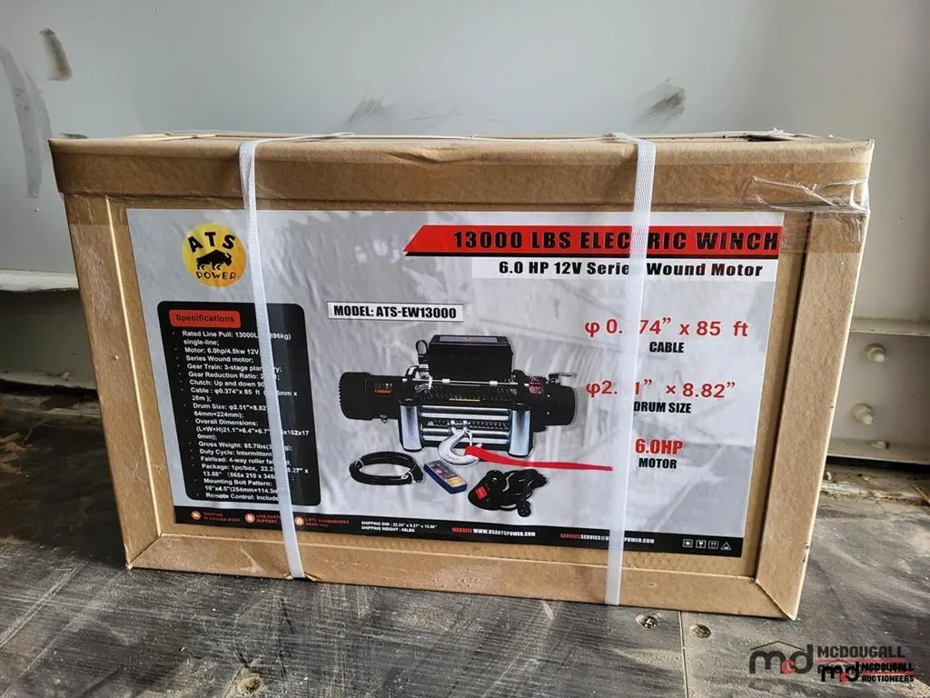 ATS Power ATS-EW13000 Electric Winch
UNRESERVED