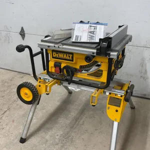DeWalt DW745 Heavy-Duty 10” Job Site Table Saw, Rolling Stand, and Manuals