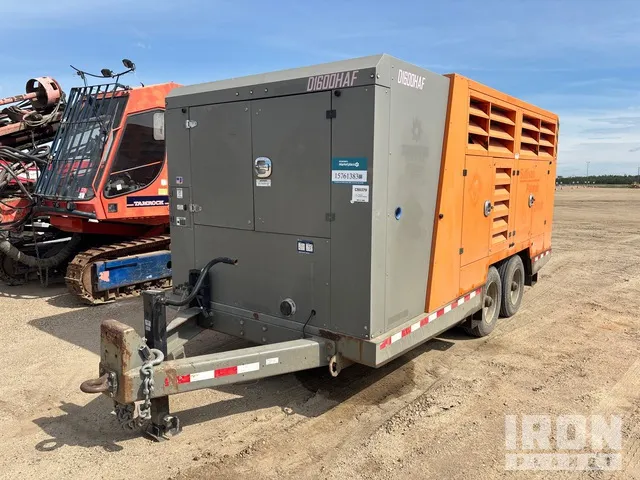 2018 Sullivan D1600PCHA4AF 1800 cfm Mobile Air Compressor (Inoperable)