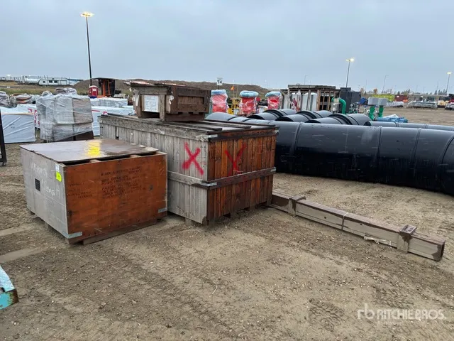 Quantity of (4) Crates of Material Hoist