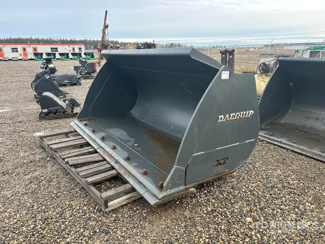 Daequip 126 in 5.5 cyd General Purpose Wheel Loader Bucket - Fits Doosan DL420-7
