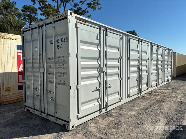 2026 40 ft High Cube Multi-Door Storage Container