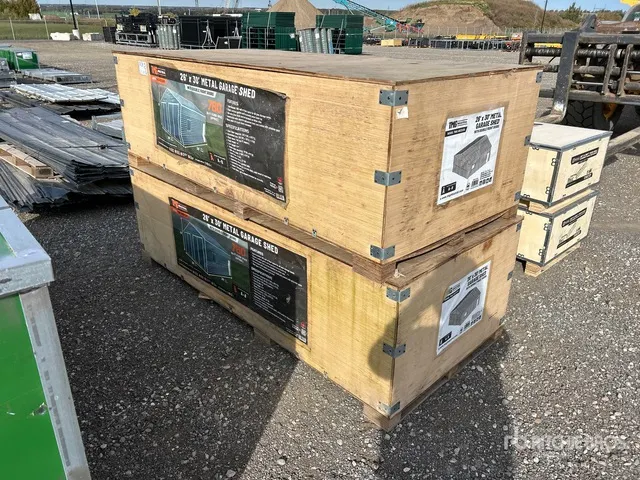 2026 TMG MS2630 Metal Garage Shed (Unused)