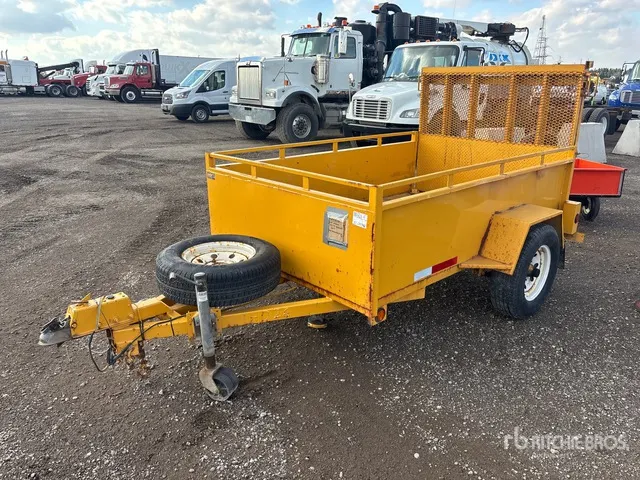 2017 Miska 8 ft S/A Utility Trailer