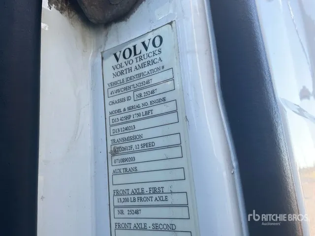 2020 Volvo VNR T/A Day Cab Truck Tractor