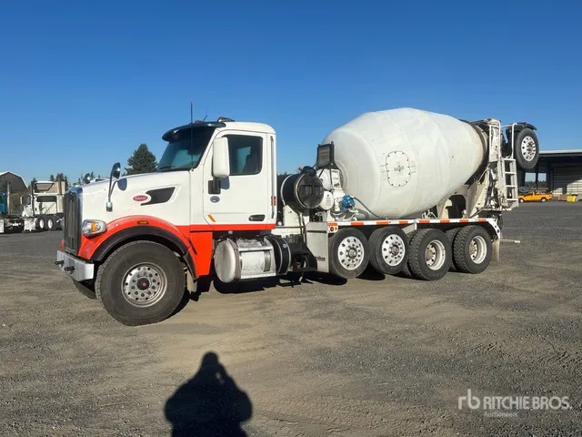 2018 Peterbilt 567 12x4 Mixer Truck