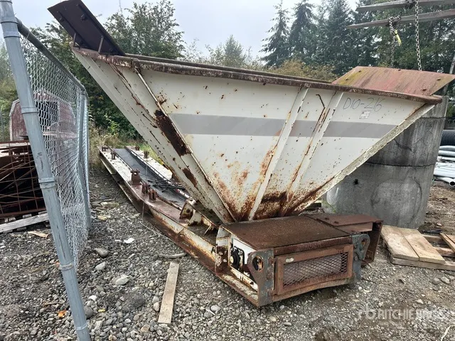 16 in x 21 ft Portable Unloading For Excavator Bedding Conveyor