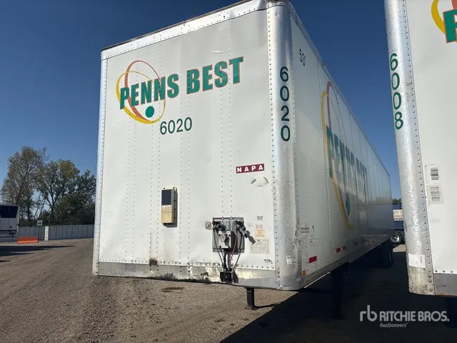 2014 Wabash DVCVHPC 53 ft x 96 in T/A Van Trailer