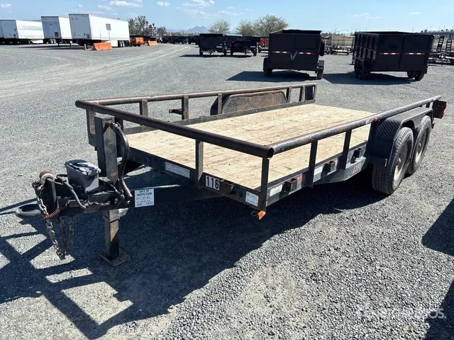 2001 Big Tex 12PI-16 16 ft T/A Equipment Trailer