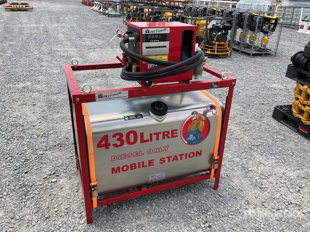 2026 Yuni D430DC 430 L Skid Mounted Stainless Steel Diesel Tanque para Combustible (Sin Usar) / Fuel Tank (Unused)