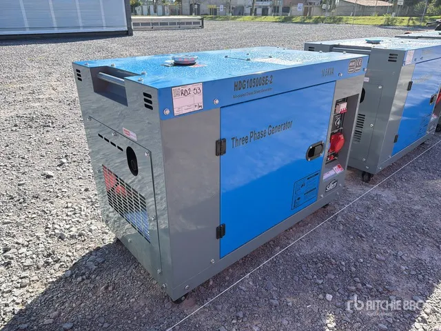 2026 HDG10500SE-2 10.5 kVA Mobile Planta de Luz (Sin Usar) / Generator Set (Unused)