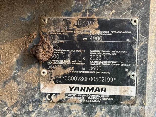 2023 Yanmar V8 Wheel Loader