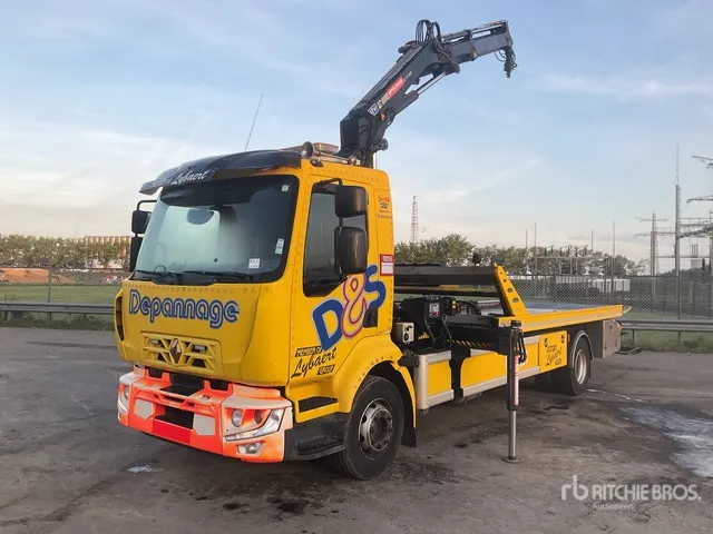 2015 Renault Midlum 4x2 Crane Tow Truck