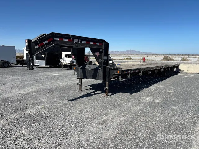 2019 PJ Trailers 25000 lb 40 ft T/A Flatbed Trailer