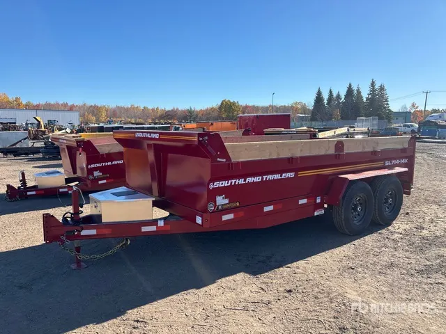 2027 Southland SL714-14K 14 ft T/A Dump Utility Trailer (Unused)