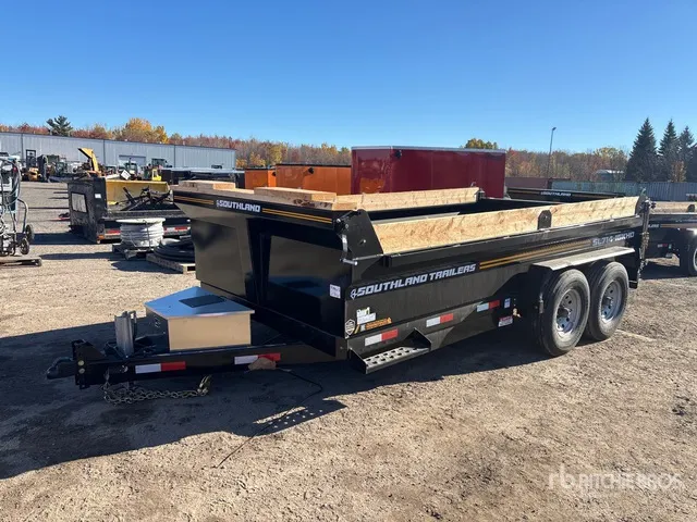 2027 Southland SL714-16KHD 14 ft T/A Dump Utility Trailer (Unused)
