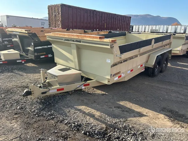 2027 Southland SL714-14K 14 ft T/A Dump Utility Trailer (Unused)