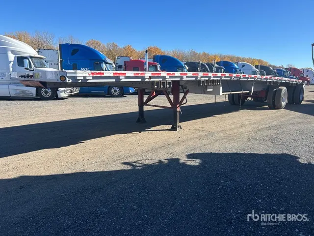 2013 Reitnouer Max Miser 48 ft T/A Spread Axle Flatbed Trailer