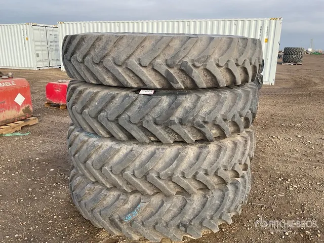 Quantity of (4) Trelleborg 380/90R46 Tires