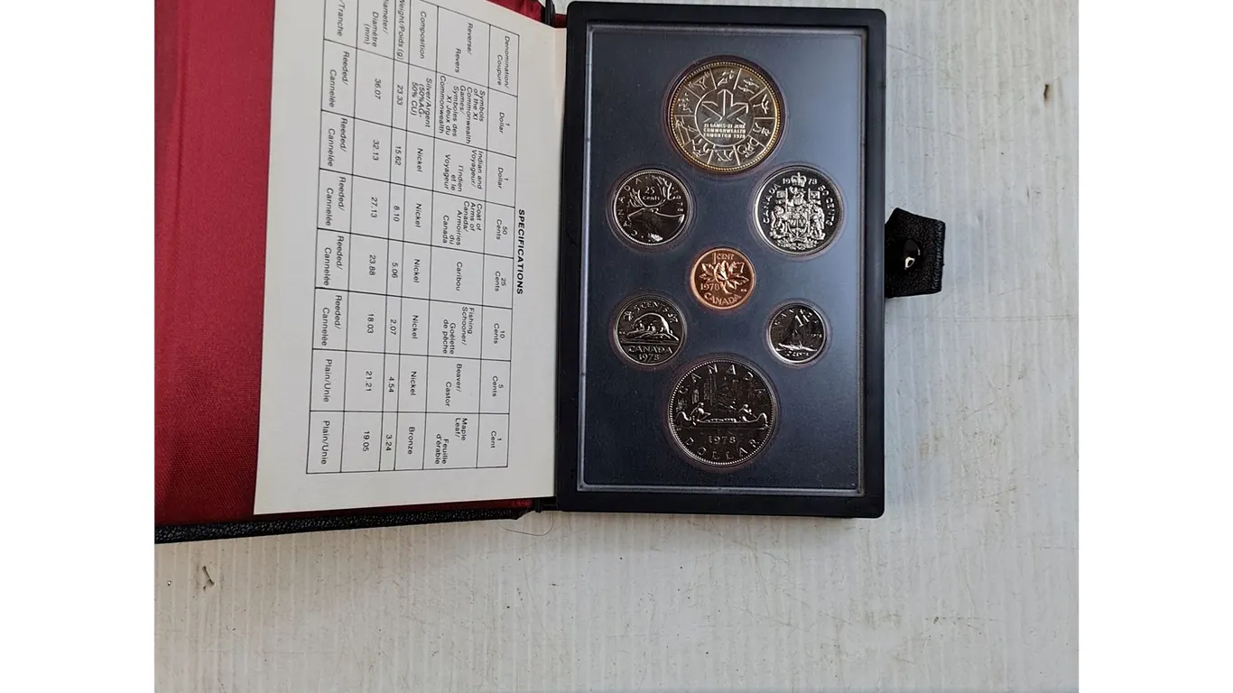 1978 Canadian Collectors Coins - Cannot Authenticate