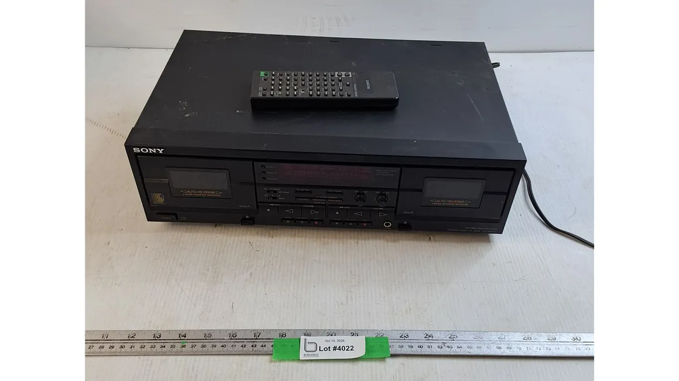 Sony HX Pro Stereo Cassette Deck - Powers On