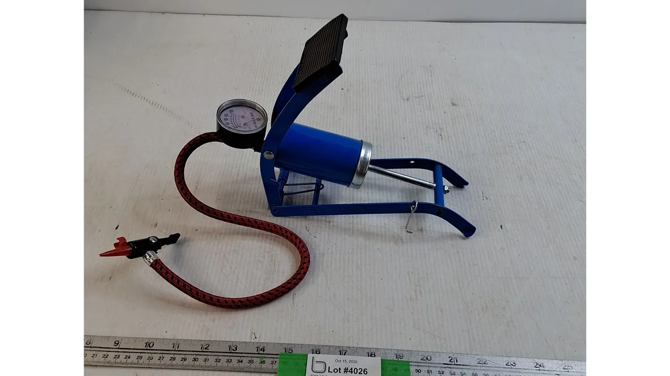 Small Air Pump w/ Pressure Gauge